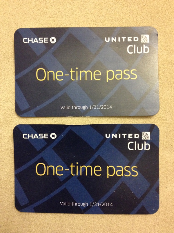 Blog Giveaway: Two United Club Passes Expiring Dec 2013