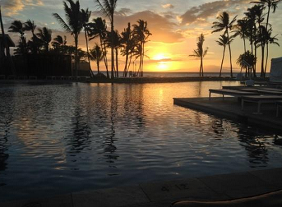 Sunset at the Andaz Maui Wailea