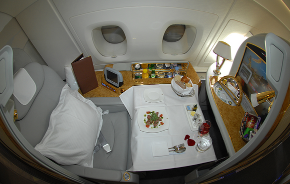 Emirates First Class photo from Forbes.com